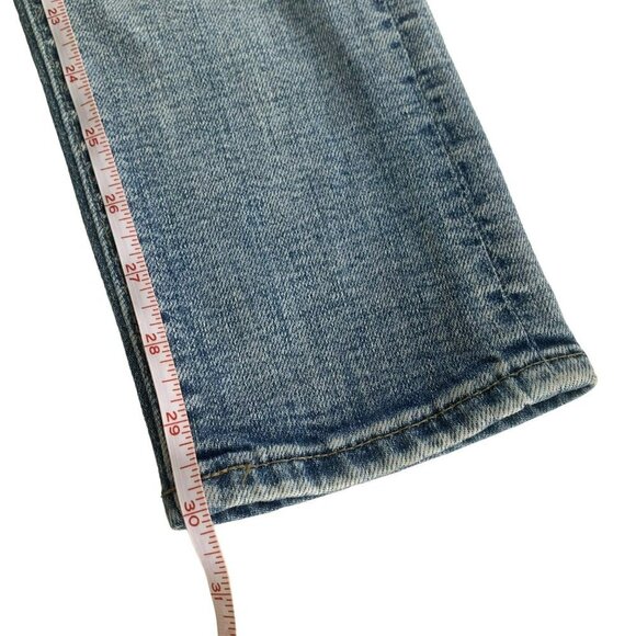 Levi's Selvedge Black Label Big E High Rise Skinny Jeans Pocket Detail - Picture 11 of 12